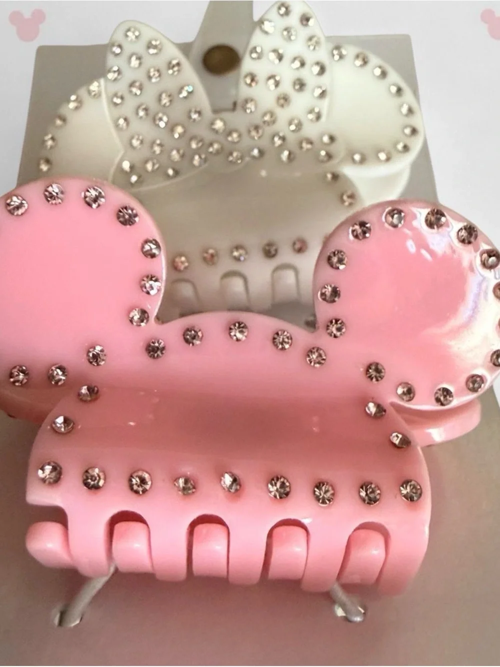 Disney x BaubleBar Mickey & Minnie Mouse hair claw clips
